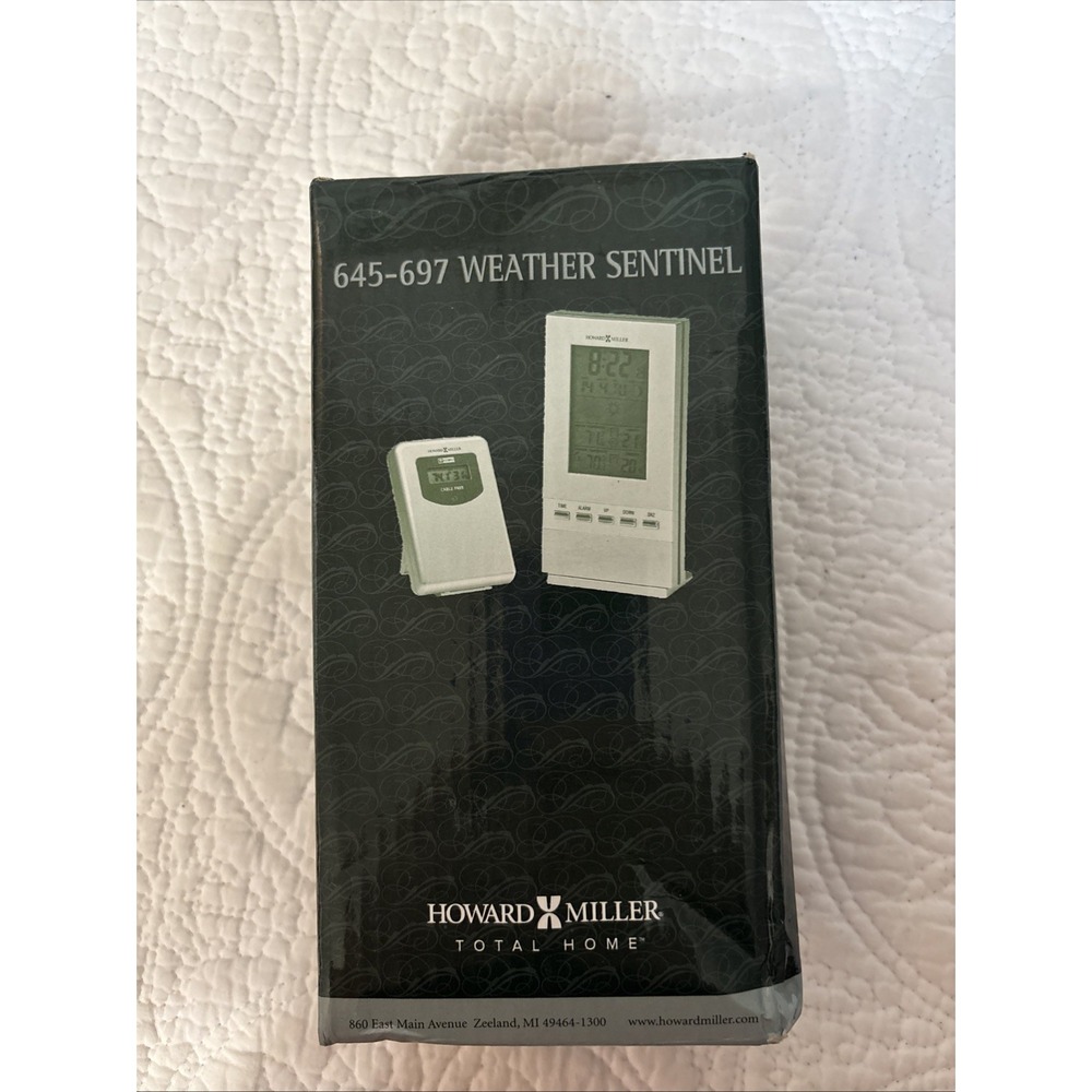Howard Miller Total Home 645–697 Weather Sentinel clock‎ Open Box